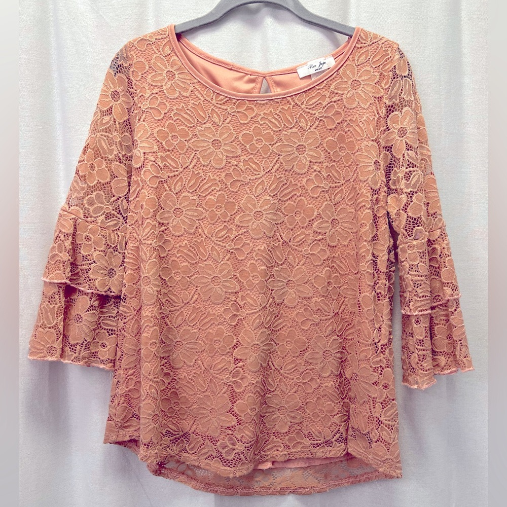 Pink Lace Top